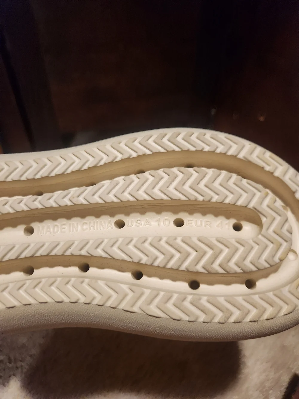 Jeffrey Campbell Cream Platform Thong Sandals